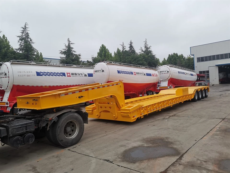 Hydraulinen hanhenkaulainen puoliperävaunu
