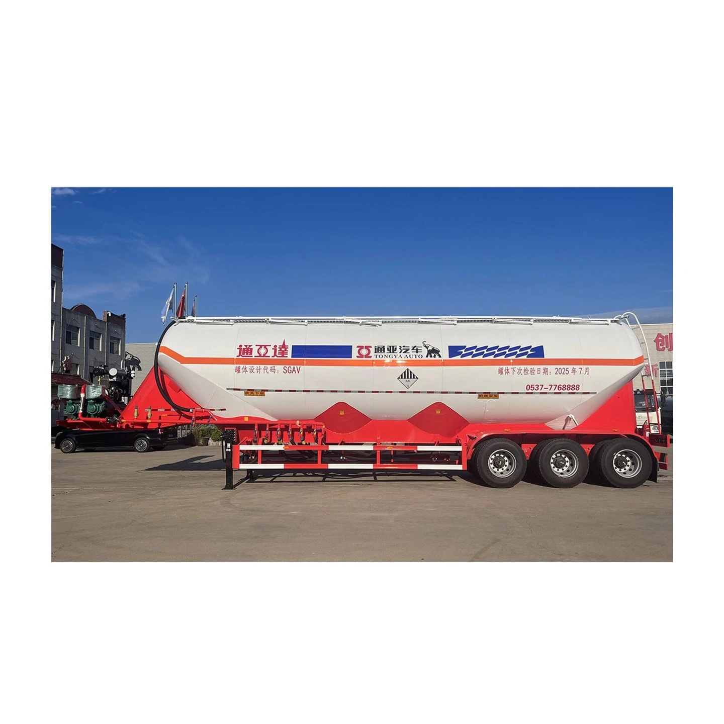 Powder Tanker Semi -perävaunu