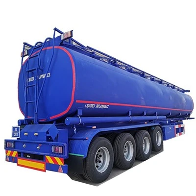 TONGYA Hot Sale 4 Axle Oil Nestemäinen Polttoaine Säiliö Perävaunut Säiliö Puoliperävaunu