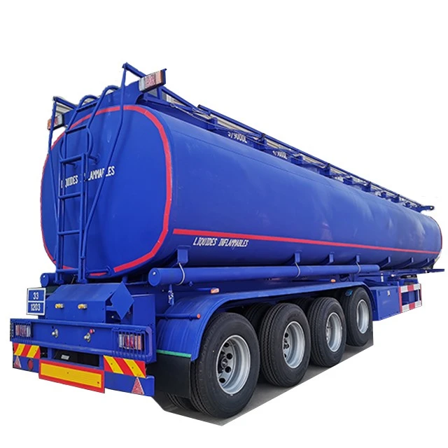 TONGYA Hot Sale 4 Axle Oil Nestemäinen Polttoaine Säiliö Perävaunut Säiliö Puoliperävaunu